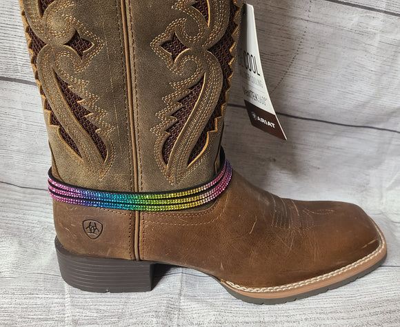 rainbow boot charm