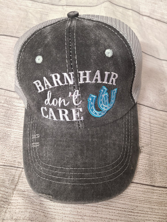 barn hair day patchwork hat