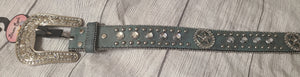 teal belt with star rhinestones n1330999