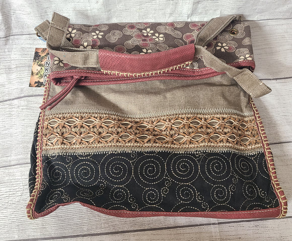 inkki cloth slouch purse- unique designs and colors