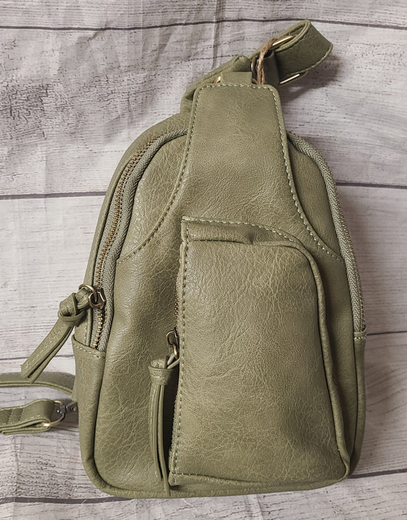 multi pocket sling bag