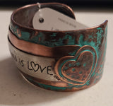 all you need is love pantina bracelet