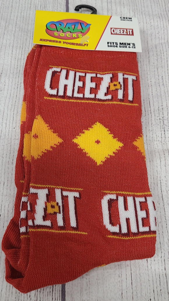 crazy socks- cheez-it