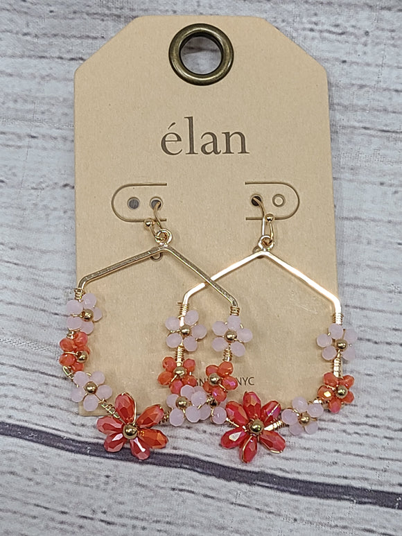 sparkle girl floral earring