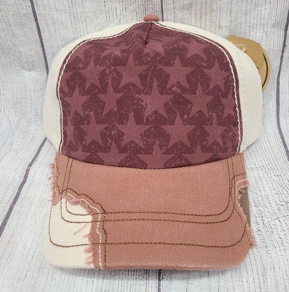 patched star hat