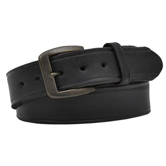 3D Belt Company Men's Harness Crease black Leather Belt D1140