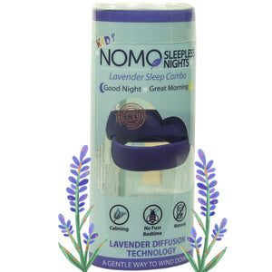 NOMO Natural Sleep Remedy Bands with Lavender, Acupressure, & Drug-Free Relief for Night Terrors & Insomnia