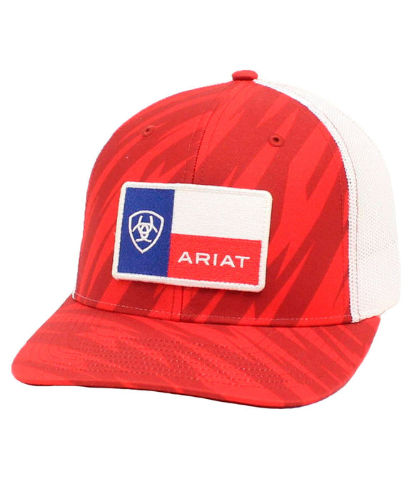 ARIAT MNS FLG PTCH RED CAP A300017204