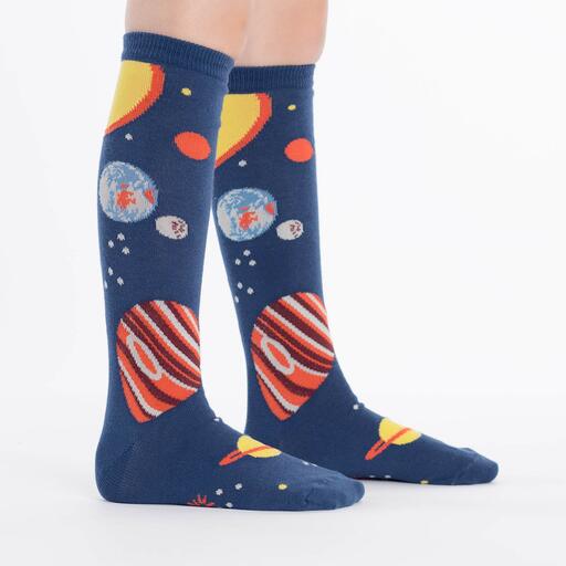 Planets Youth Knee Socks