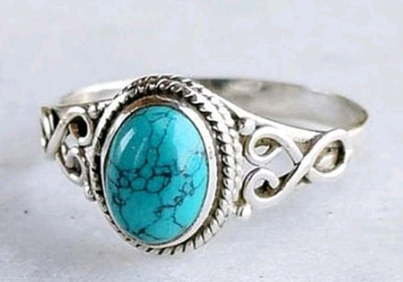 large turquoise colored ring