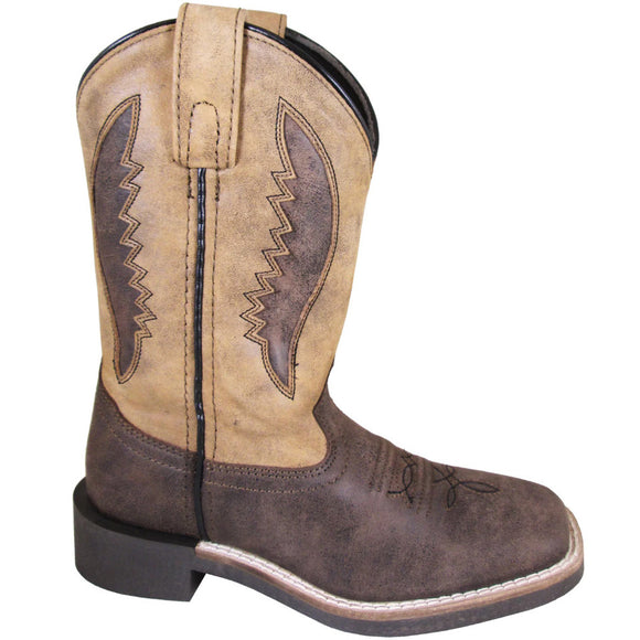 SMOKY MOUNTAIN BOOTS Ranger Brown Oil Distress/Tan Western Boots (3090)