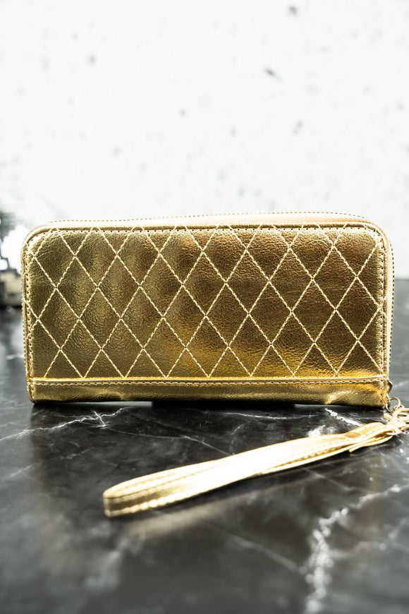 TAYTUM QUILTED WRISTLET WALLET