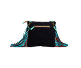 GALAXY FIRE FRINGED HAND-TOOLED BAG