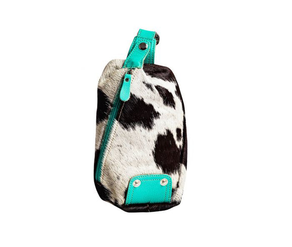 ROBNETTE RANCH FANNY PACK BAG IN TURQUOISE
