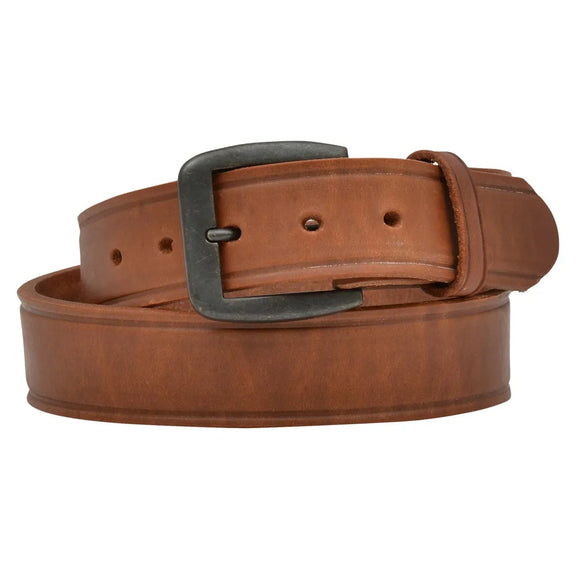 3D Belt Company Men's Harness Crease Tan Leather Belt D1147