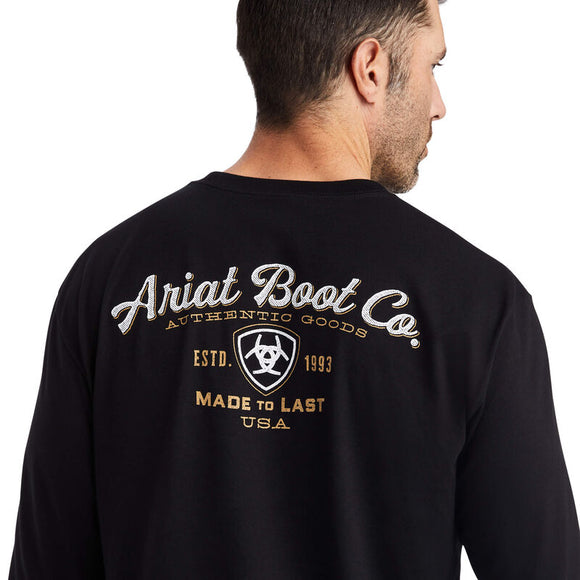 ariat type crest longsleeve shirt 10042782