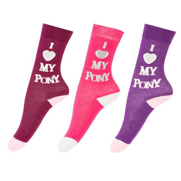 children- i love my pony socks