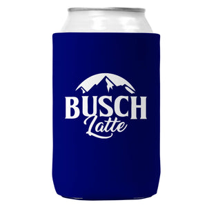 Busch Latte Can Koozie Cooler for 12oz Cans