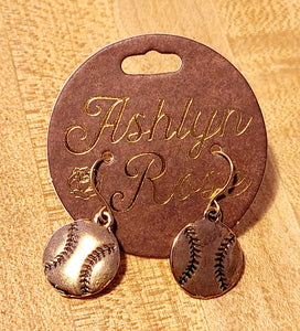 baseball earring