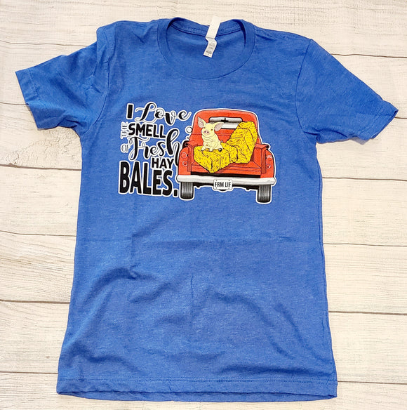 i love the smell of fresh hay bales shirt
