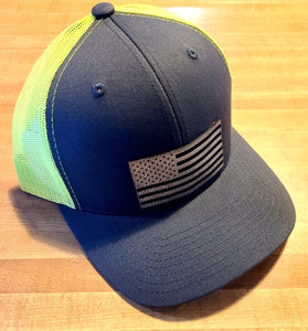 neon us black out hat