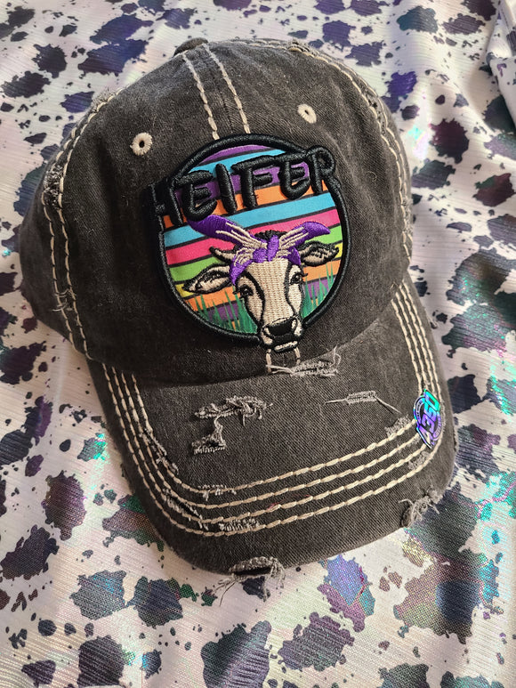 grey heifer hat