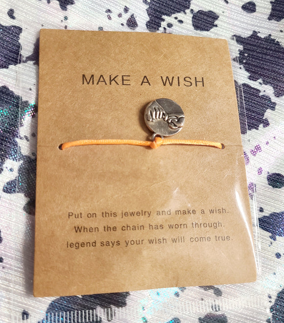 pinky promise- make a wish bracelet