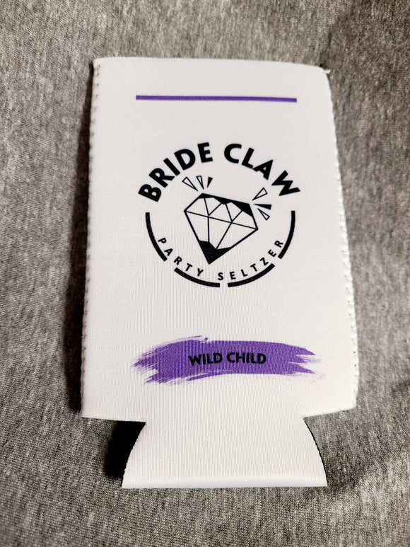 bridal party white claw coozie set