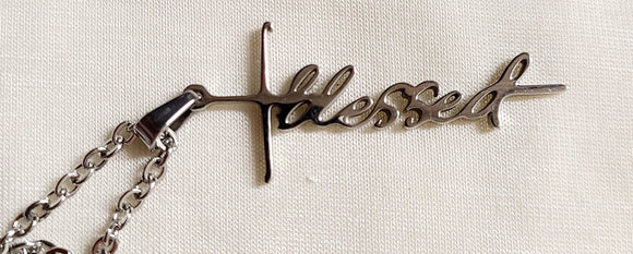 blessed cross necklace