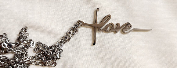 love cross necklace