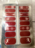 Holiday nails decals
