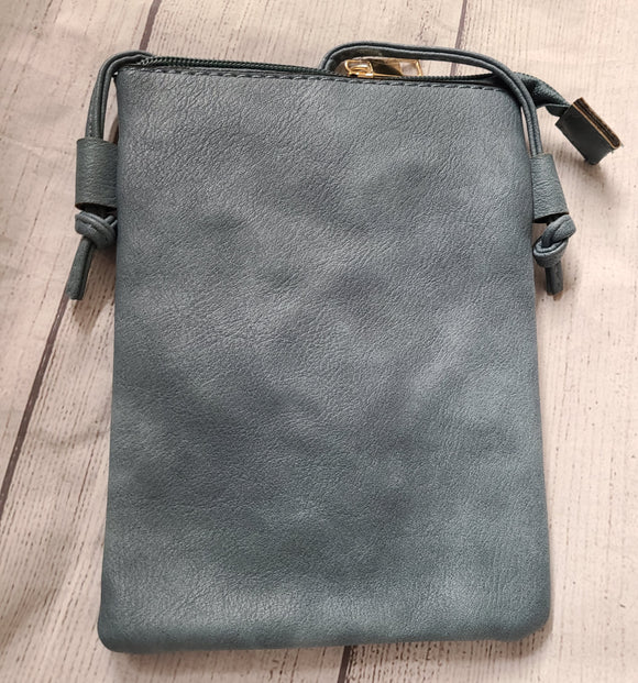 zip top crossbody phone holder purse