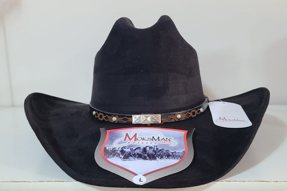 Gomuza black cowboy hat