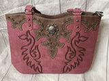 ABZ-G041W American Bling Embroidered Collections Concealed Carry Tote