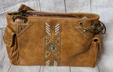 MW856G-8085 Montana West Aztec Collection Concealed Carry Satchel