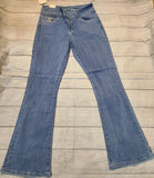 bling star light wash bootcut jeans