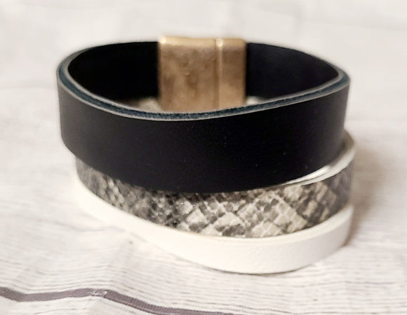 snakeskin magnetic bracelet