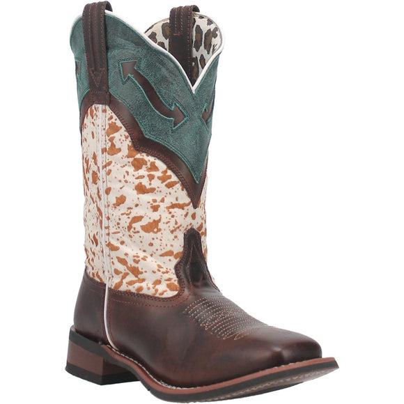 Laredo Womens Wild Arrow Cowboy Boots Leather Tan 5908