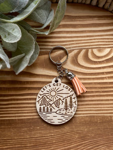 lets get lost keychain