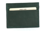 Lambskin Card Case with I.D. Window Style : BCC402A GREEN