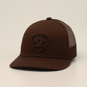ARIAT
ARIAT BROWN ON BROWN SHIELD LOGO - HATS CAP - A300053002
