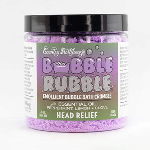 bubble rubble head relief