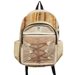 large hemp backpack