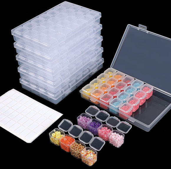 168 Slots 6 Pack 28 Grids Diamond Painting Boxes