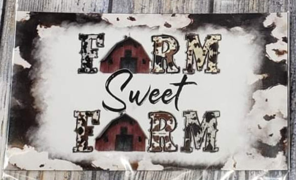 farm sweet farm magnet