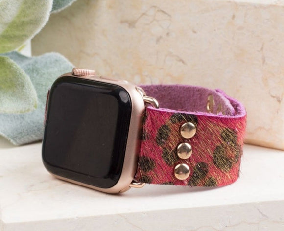 pink cheetah watchband