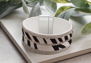 zebra magnetic bracelet