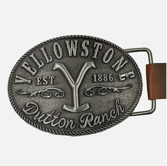 yellowstone dutton ranch belt buckle