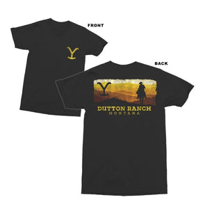 yellowstone gradient silhouette t shirt