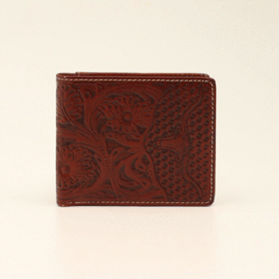3D Belt Co. Brown Bi-fold Wallet with Passcase DW718
